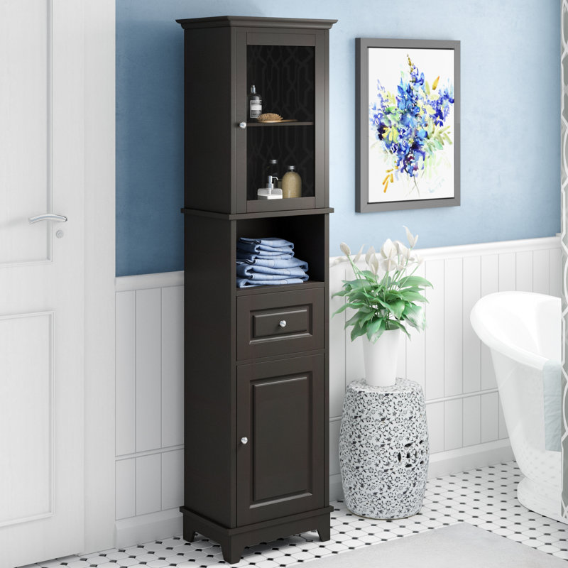 Three Posts New Paltz 18.11" x 70.87" Linen tower & Reviews Wayfair